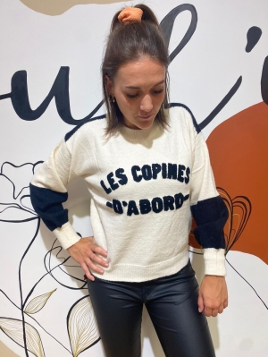  blanc écrit noi