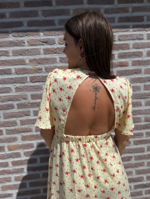  jaune fleuri