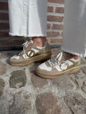  WHITE/NUDE/GOLD